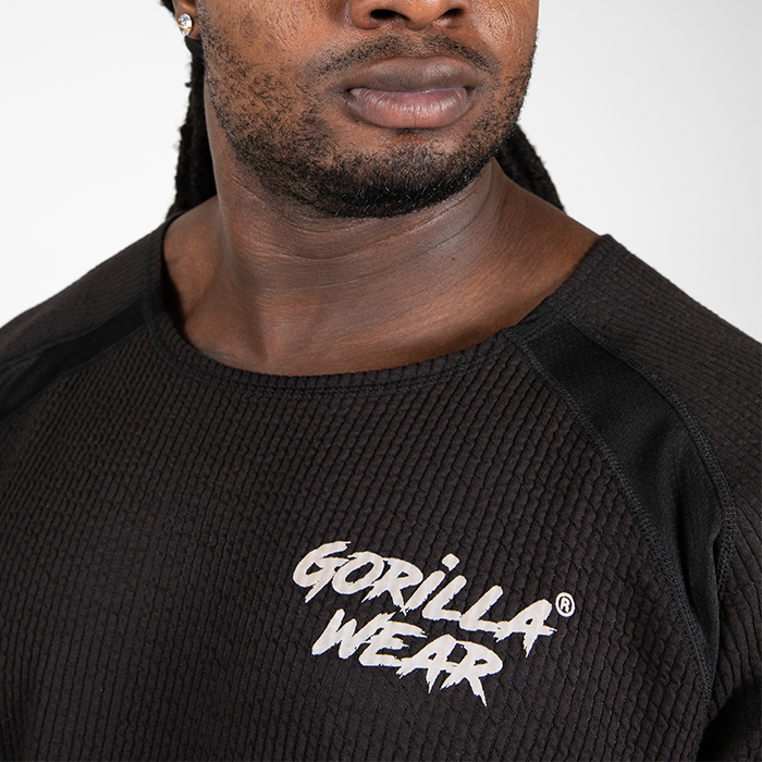 Augustine Old School Work Out Top, Black