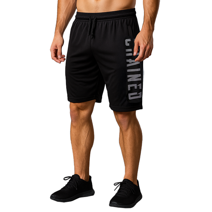 Chained Mesh Shorts Musta