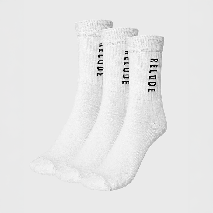 Training Socks 3‑pakkaus Valkoinen