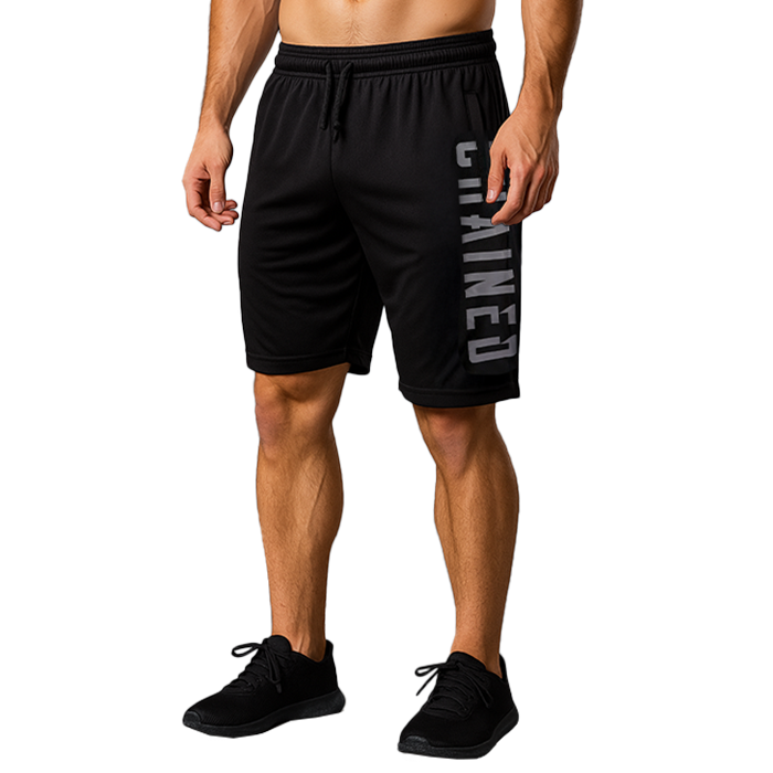 Chained Mesh Shorts Musta