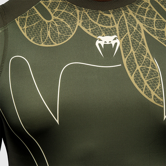 Serpenti Rashguard Hihaton Khaki Pronssi Ivory
