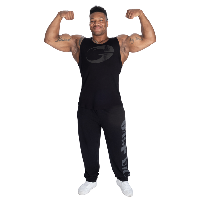 Gasp Rib Essential T-Back Musta