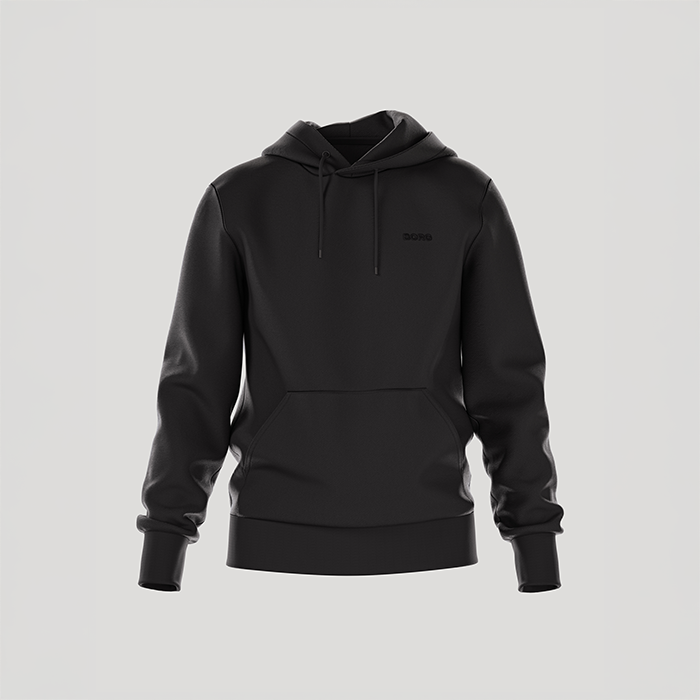 Borg Essential 4 Hoodie Musta