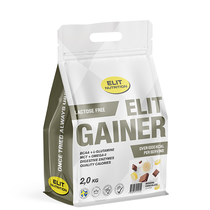 ELIT Gainer Laktoositon 2 kg banana_chocolate
