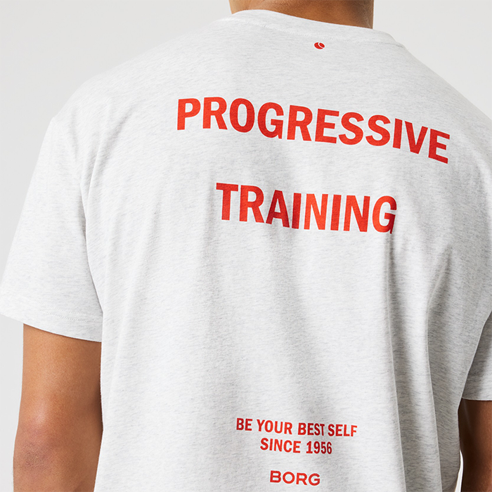 Gym Oversized T-paita Vaaleanharmaa