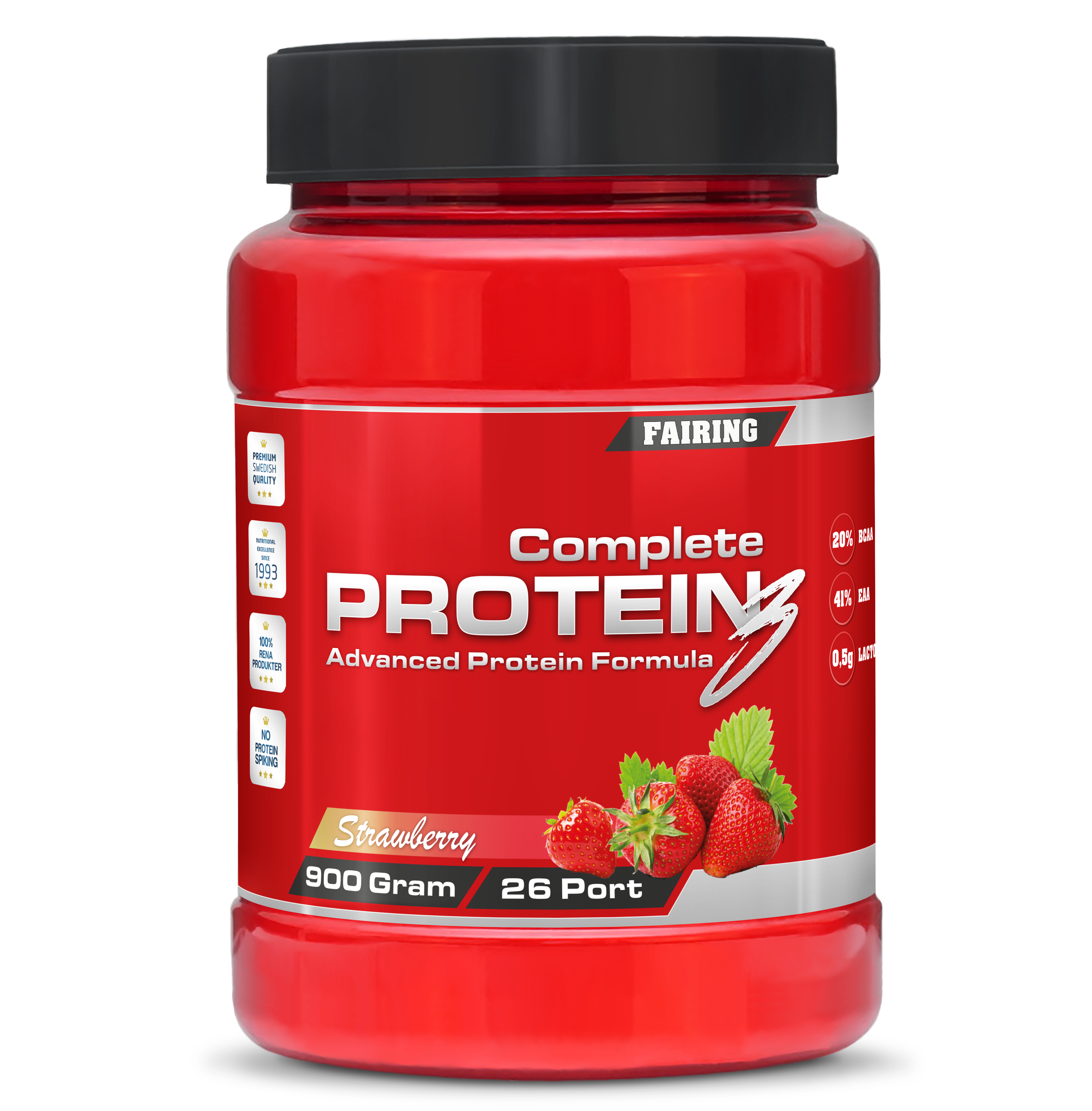 Complete Protein 3 sekaproteiini 900 g strawberry