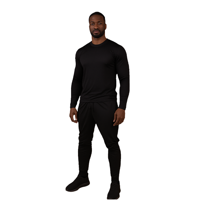Star Mesh Housut Musta