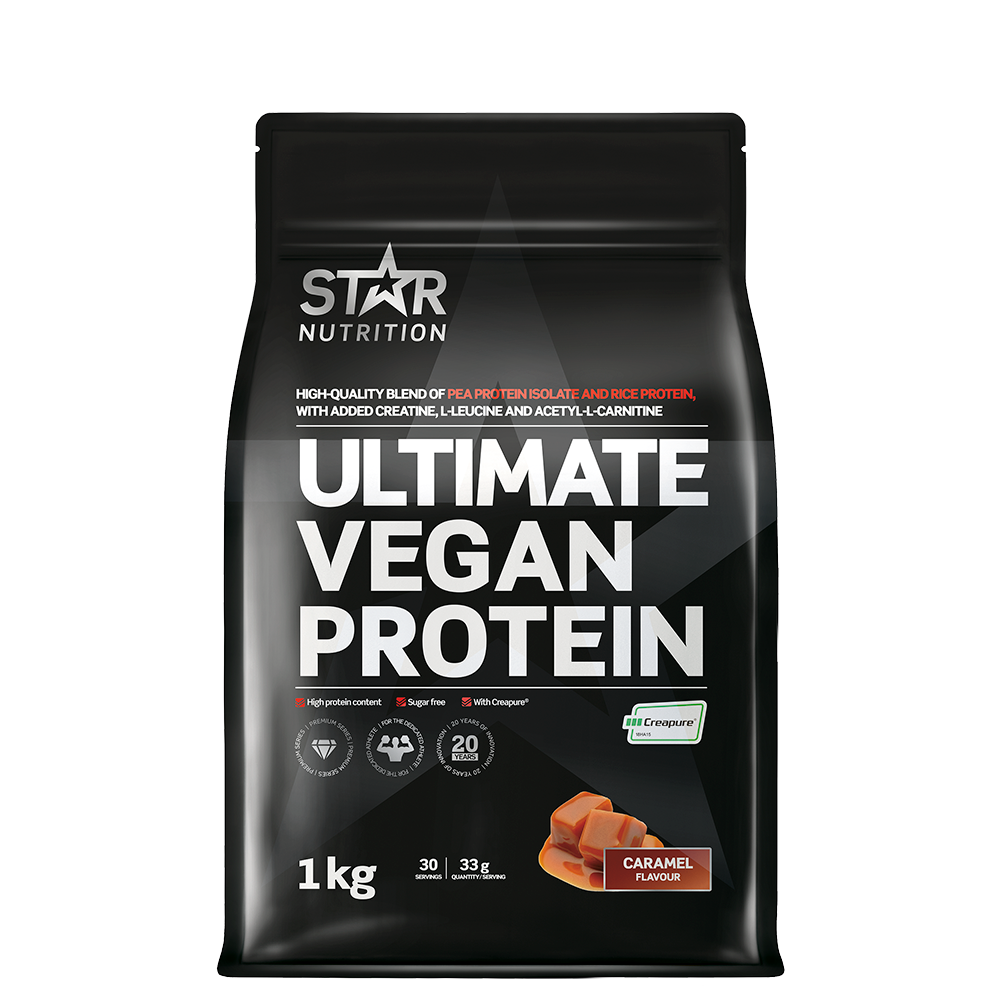Ultimate Vegan Proteiini 1 kg caramel