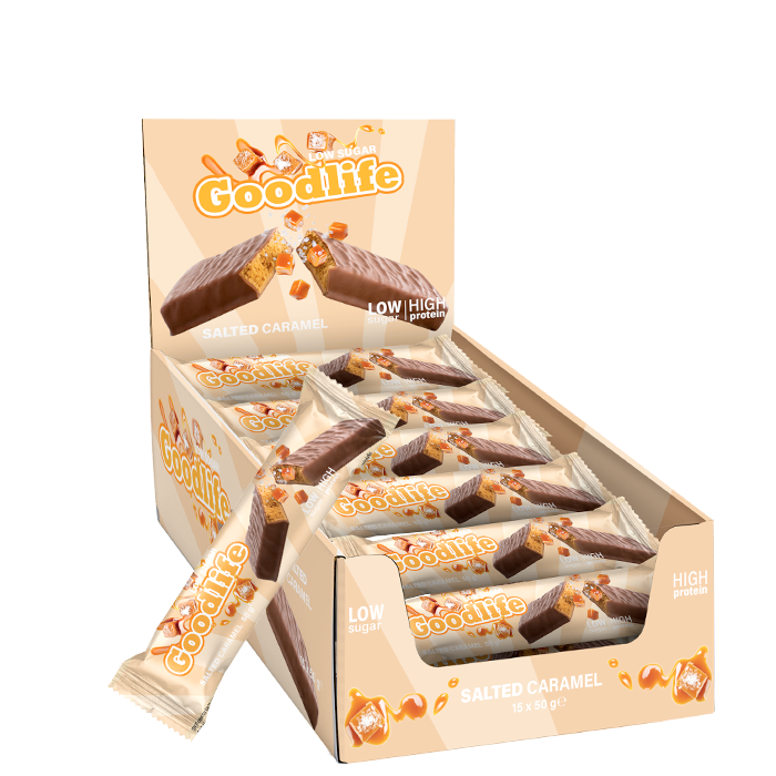 15 x V&auml;h&auml;sokerinen proteiinipatukka 50 g cookie_dough