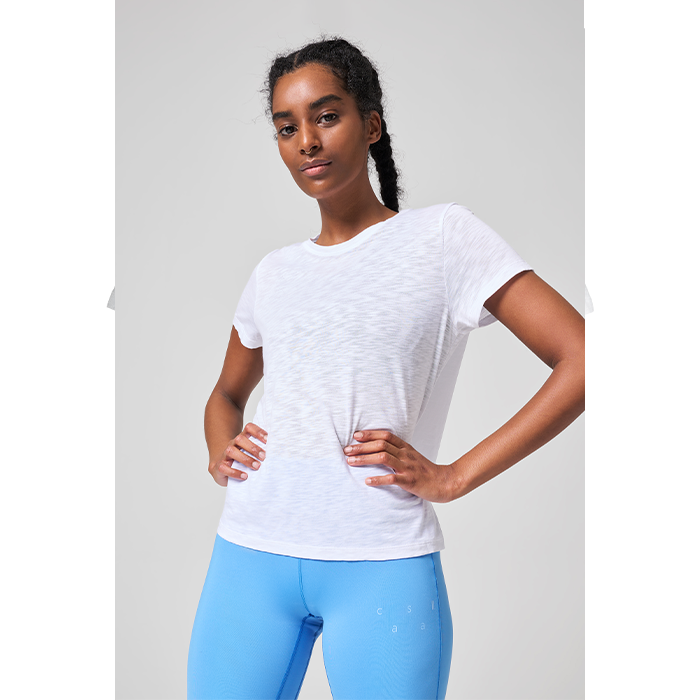 Casall Sportswear Soft Texture Tee White