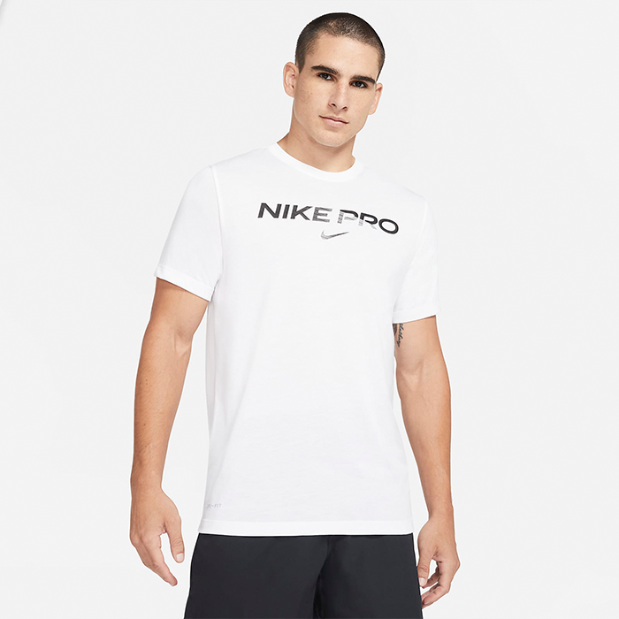Nike Pro DB Tee White