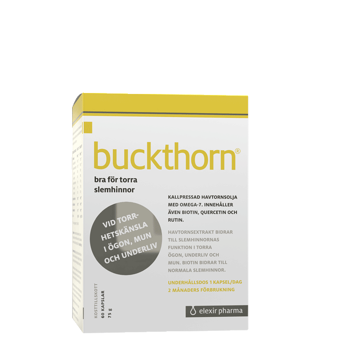 Elexir Pharma Buckthorn (Tyrnimarjauute) 60 kapselia
