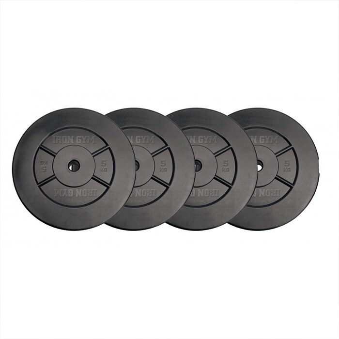 Iron Gym 20kg Plate Set 5kg x 4 (Add ons)