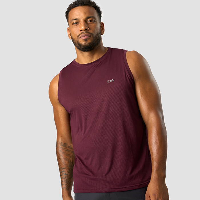 ICANIWILL Ultimate Training Tank Men Burgundy