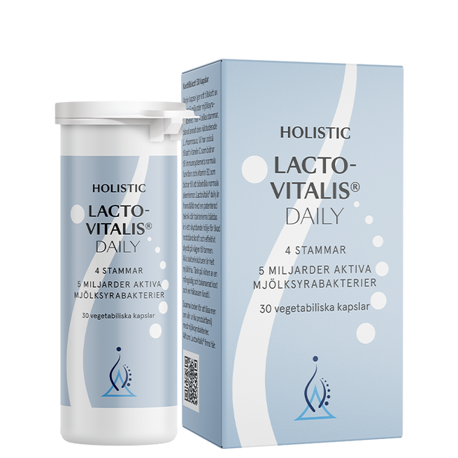 Lactovitalis&reg; Daily Maitohappobakteerit 30 kasviskapselia