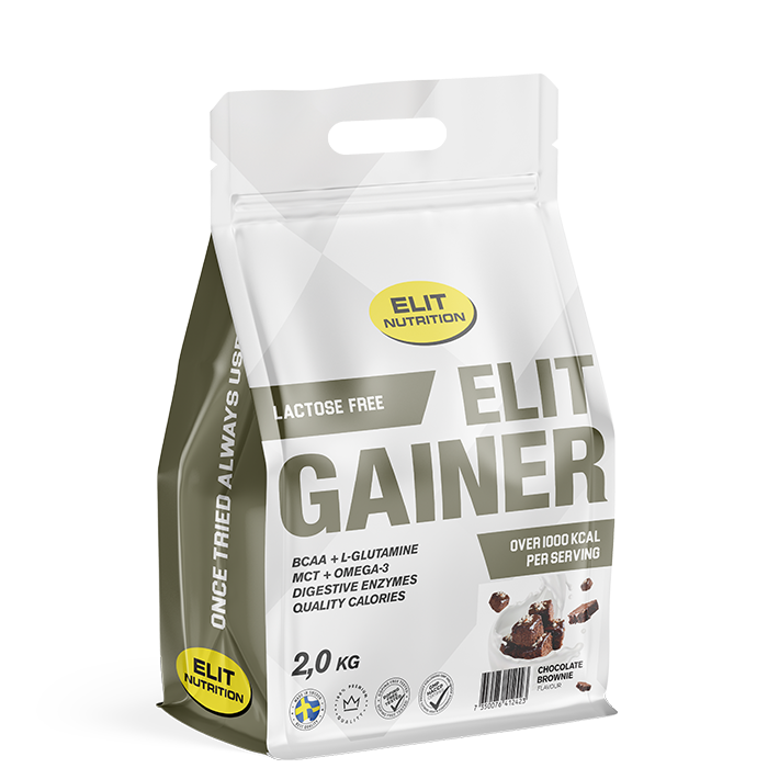ELIT Gainer Laktoositon 2 kg chocolate_brownie